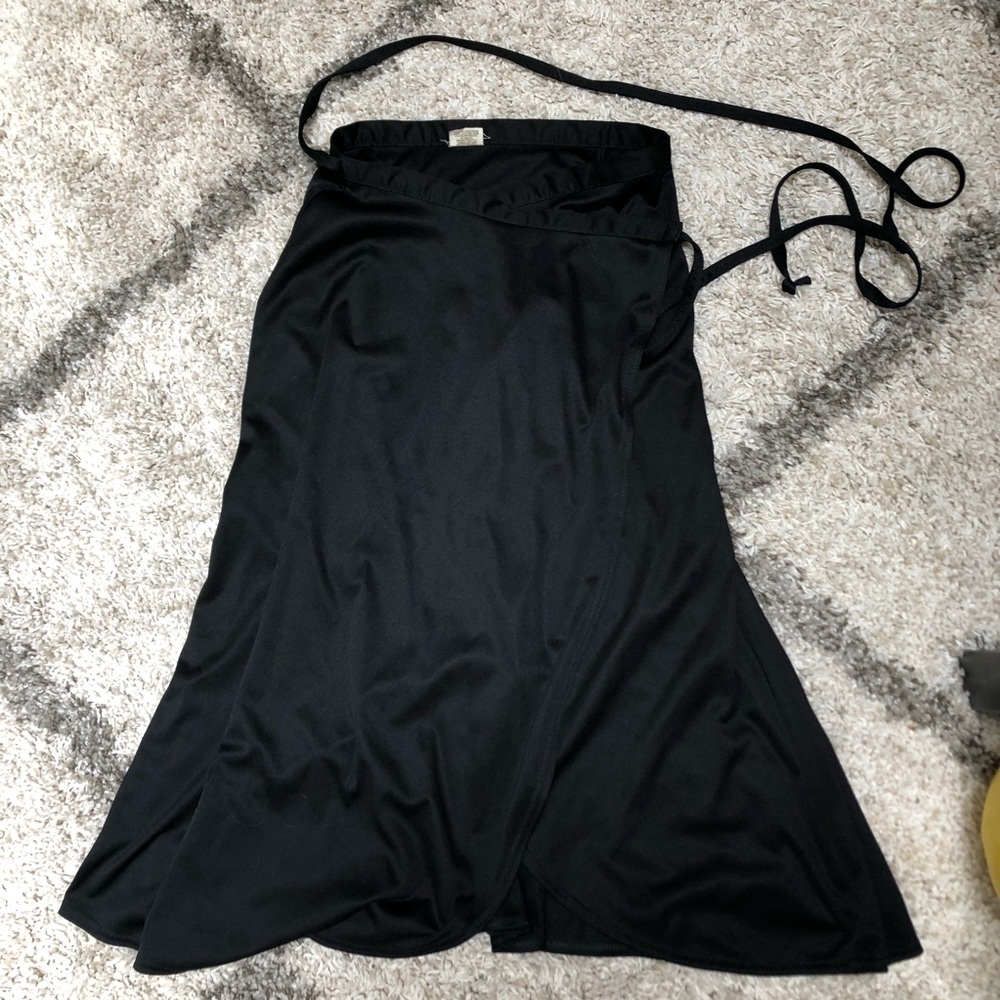 Black *Vintage* Danskin Wrap Skirt